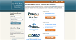 Desktop Screenshot of medicallabtechnicianschool.org